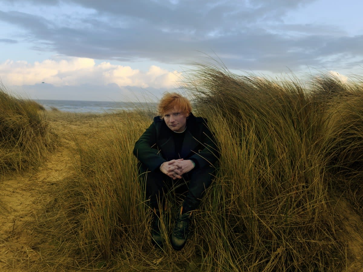 Ed Sheeran in artwork for his new album, ‘Autumn Variations’, by Annie Leibovitz (Annie Leibovitz)