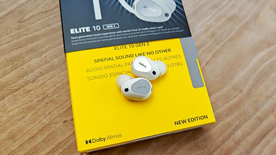 Jabra Elite 10 Gen 2 with packing carton