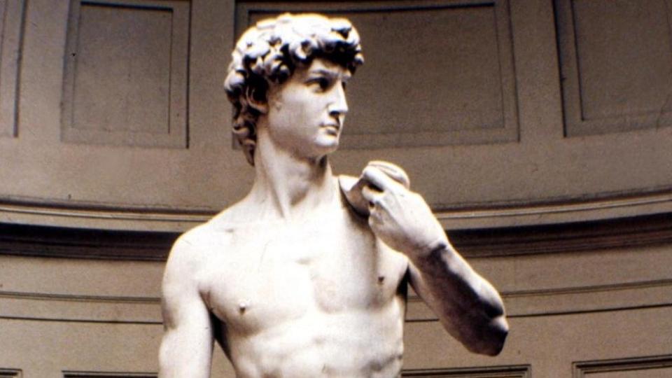 An image of Michelangelo's David statue