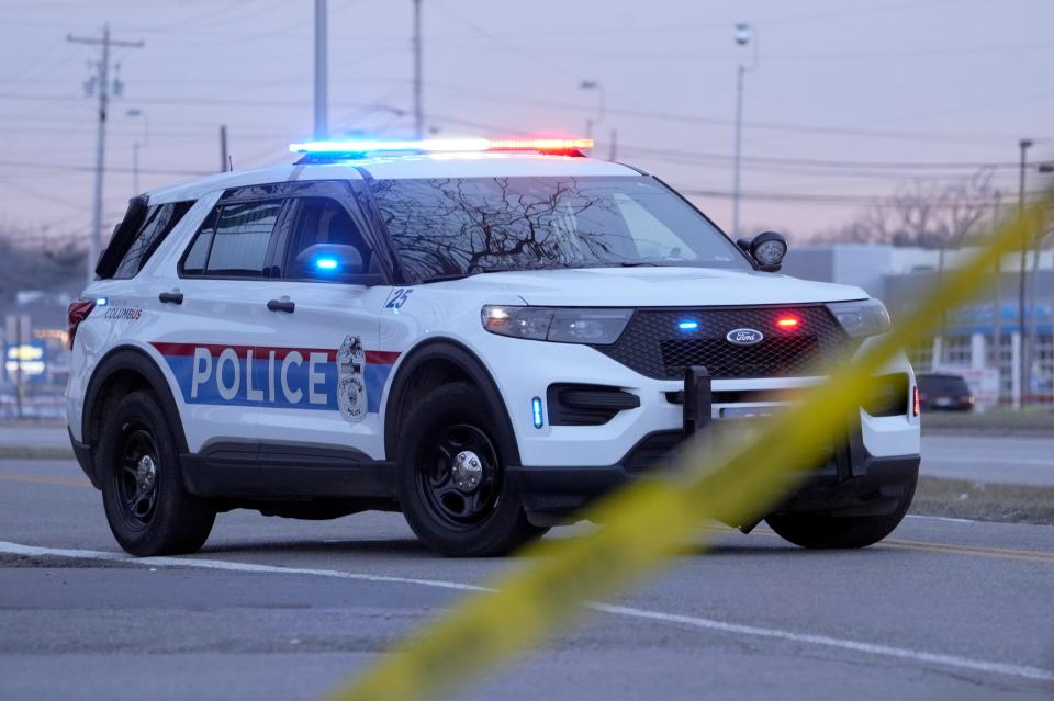 A Columbus police officer was struck by a vehicle and injured, and a suspect was hit by gunfire from another officer Wednesday afternoon as a result of a traffic stop near the intersection of East Dublin-Granville Road (Route 161) and Huntley Road on the city's North Side.