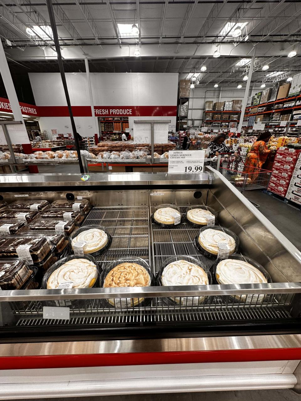 Costco lemon meringue cheesecake (Joe Lamour / TODAY)