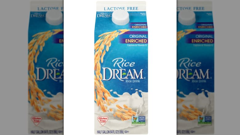 rice dream lactose free milk
