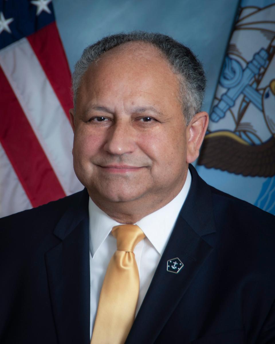 Secretary of the Navy Carlos del Toro.