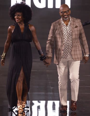 <p>Marc Piasecki/WireImage</p> Viola Davis and Julius Tennon