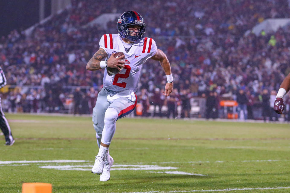 Ole Miss quarterback Matt Corral said he stopped running from his problems and faced them. (Photo by Chris McDill/Icon Sportswire via Getty Images)
