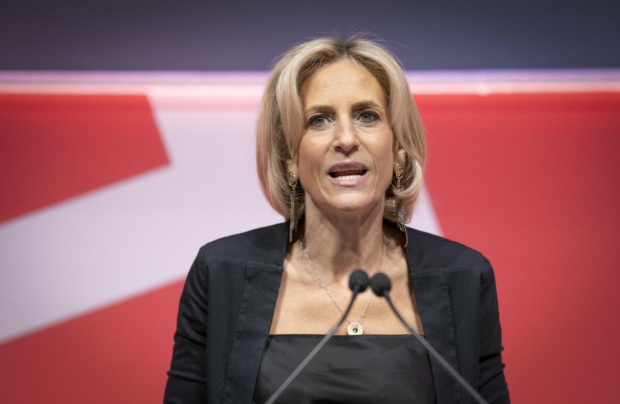 File photo dated 24/8/2022 of Emily Maitlis. The Duke of York sought permission from the Queen to be questioned about his association with paedophile financier Jeffrey Epstein, the TV presenter has claimed. Andrew came under intense scrutiny following his disastrous BBC Newsnight interview in 2019 over allegations that Epstein victim Virginia Giuffre was trafficked to have sex with the royal when she was 17. Issue date: Thursday April 27, 2023.