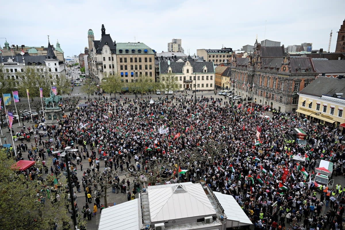 Eurovision 2024 Israel's entry draws proPalestine protest in Malmo's