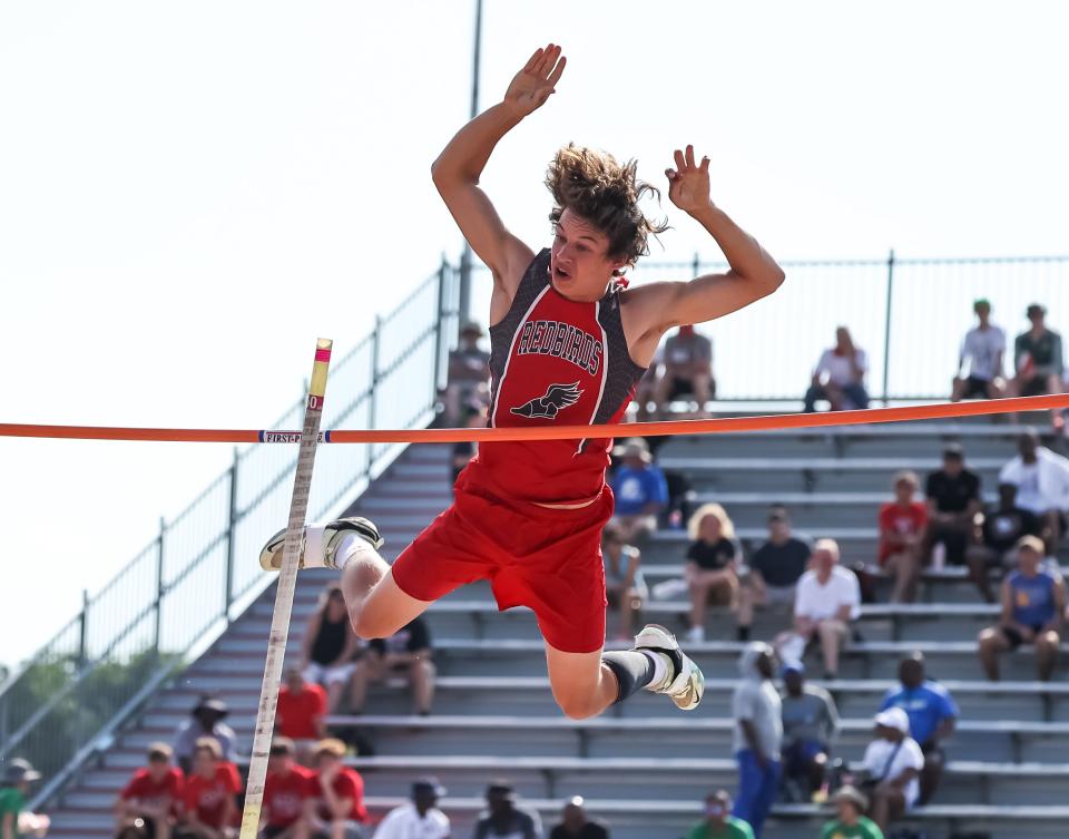 Loudonville freshman Braden Carr capped a strong first year with an 11th place finish with a jump of 13-feet.