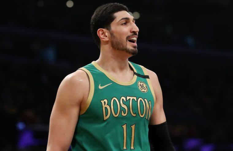 波士頓賽爾提克中鋒坎特（Enes Kanter Freedom）這一年來不斷在社交平台與中國對著幹。法新社