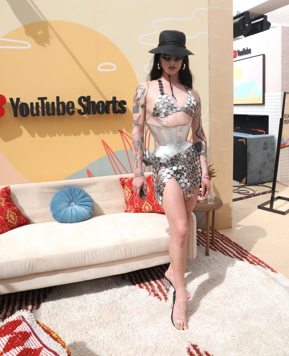 Violet Chachki at Coachella 2022.