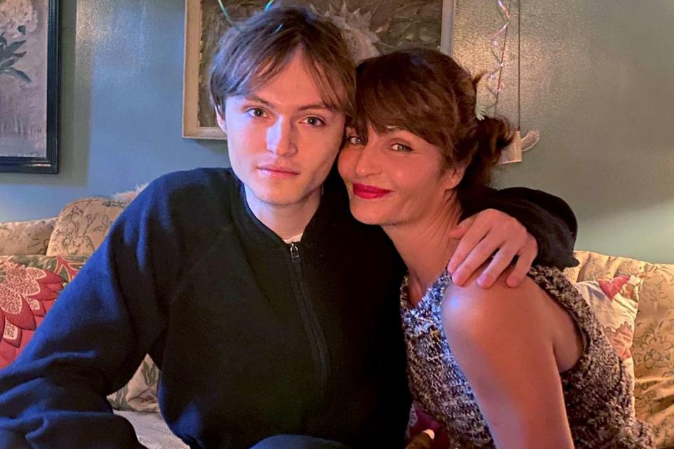 <p>Helena Christensen/ Instagram</p> Helena Christensen shares photo with son Mingus in honor of his 24th birthday