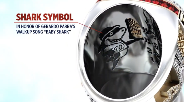 Nationals reveal their 2019 World Series ring and, yes, Baby Shark