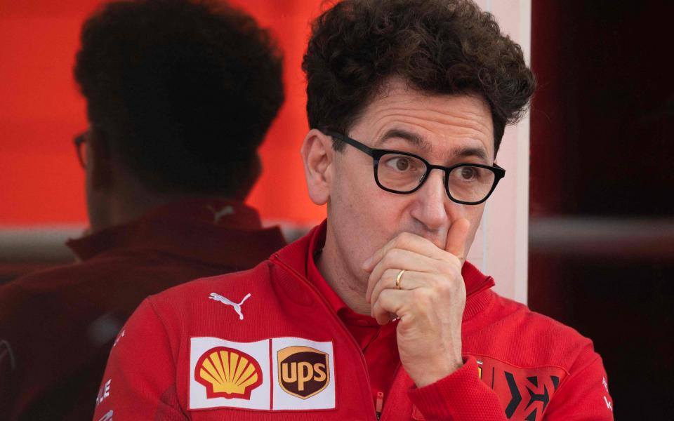 Mattia Binotto resigned in November following a turbulent and error-strewn season for Ferrari - Jim Watson/AFP