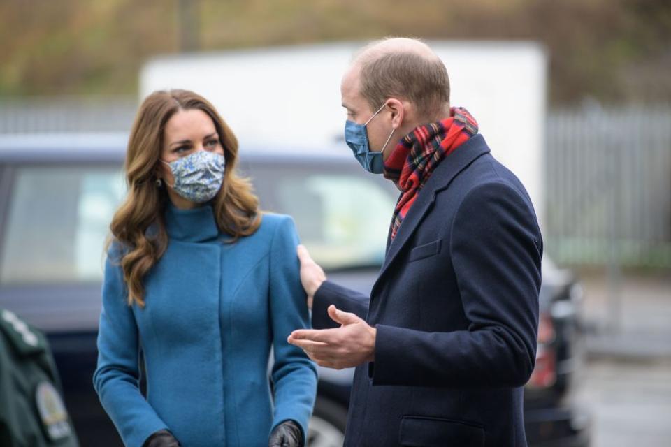 12) Kate Middleton and Prince William in Edinburgh, December 2020