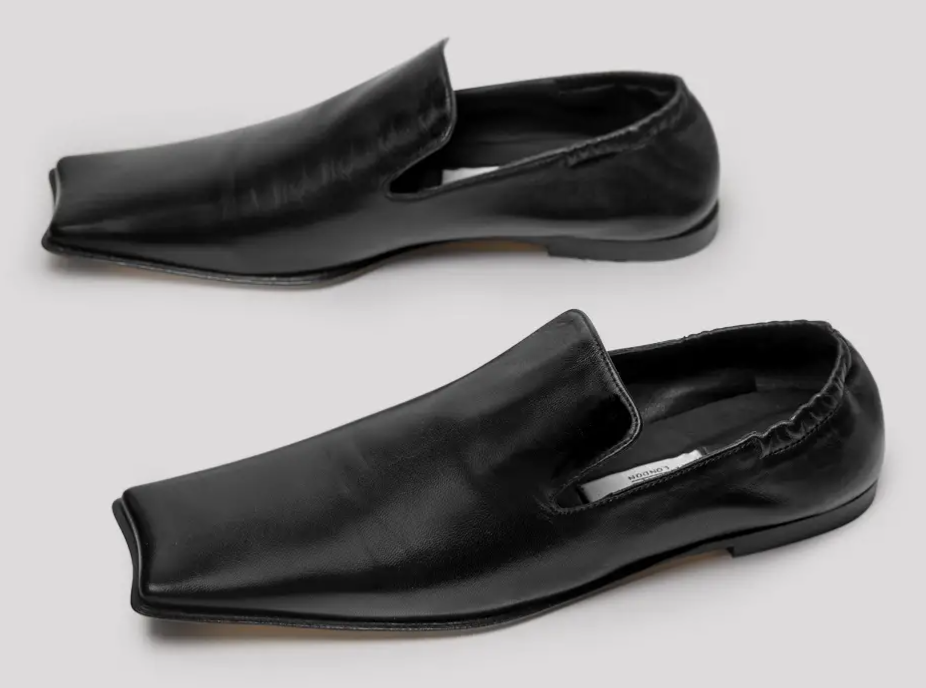 Miista Lenore Nappa Leather Loafer in Black