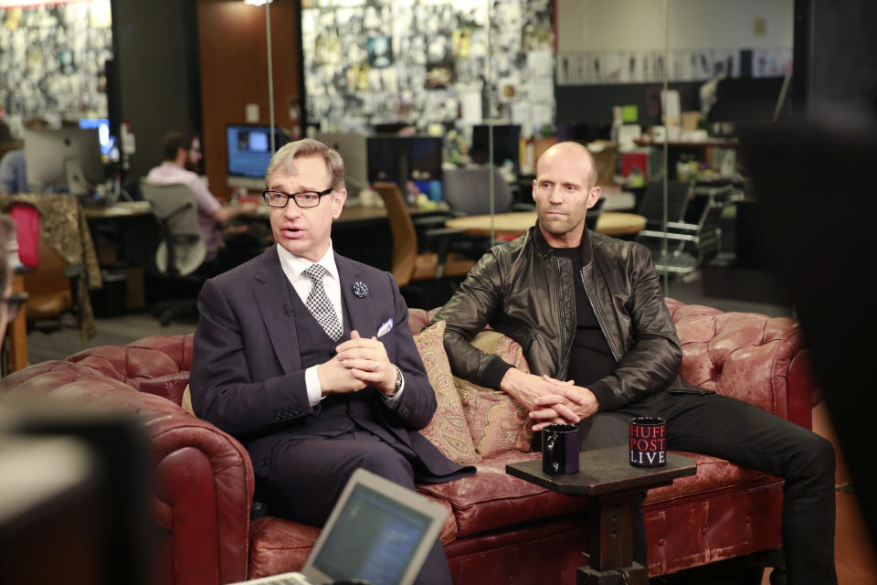 The team behind the action comedy "Spy" brought big laughs to HuffPost Live on June 1, 2015.