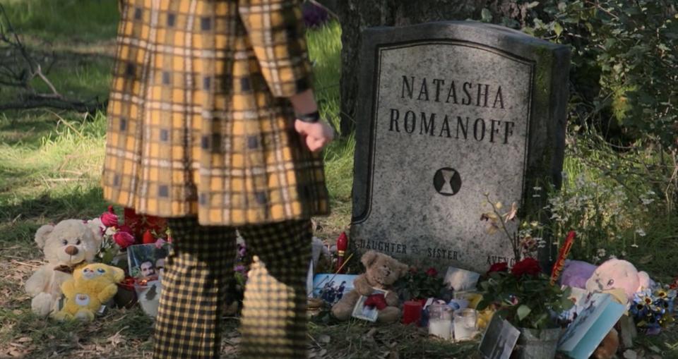 Natasha's grave is seen in "Black Widow."