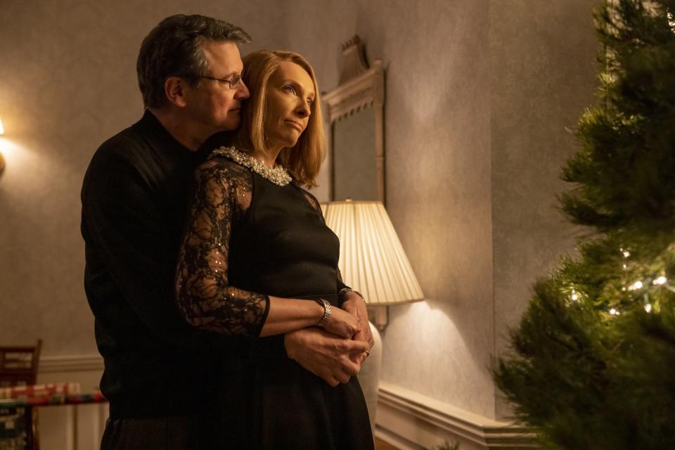 Colin Firth and Toni Collette in 'The Staircase'