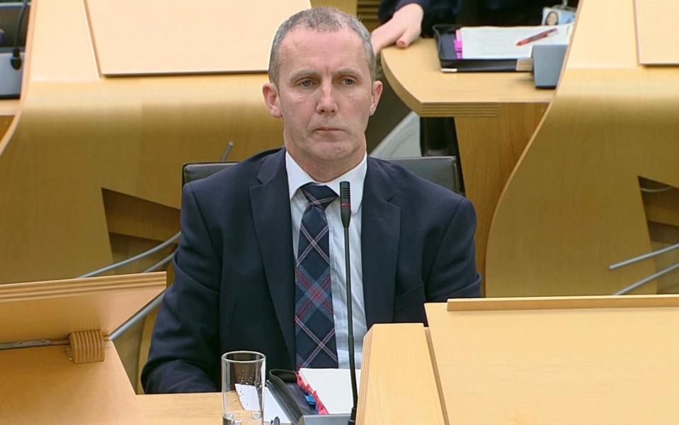 Michael Matheson told the parliament he had used the iPad solely for constituency matters