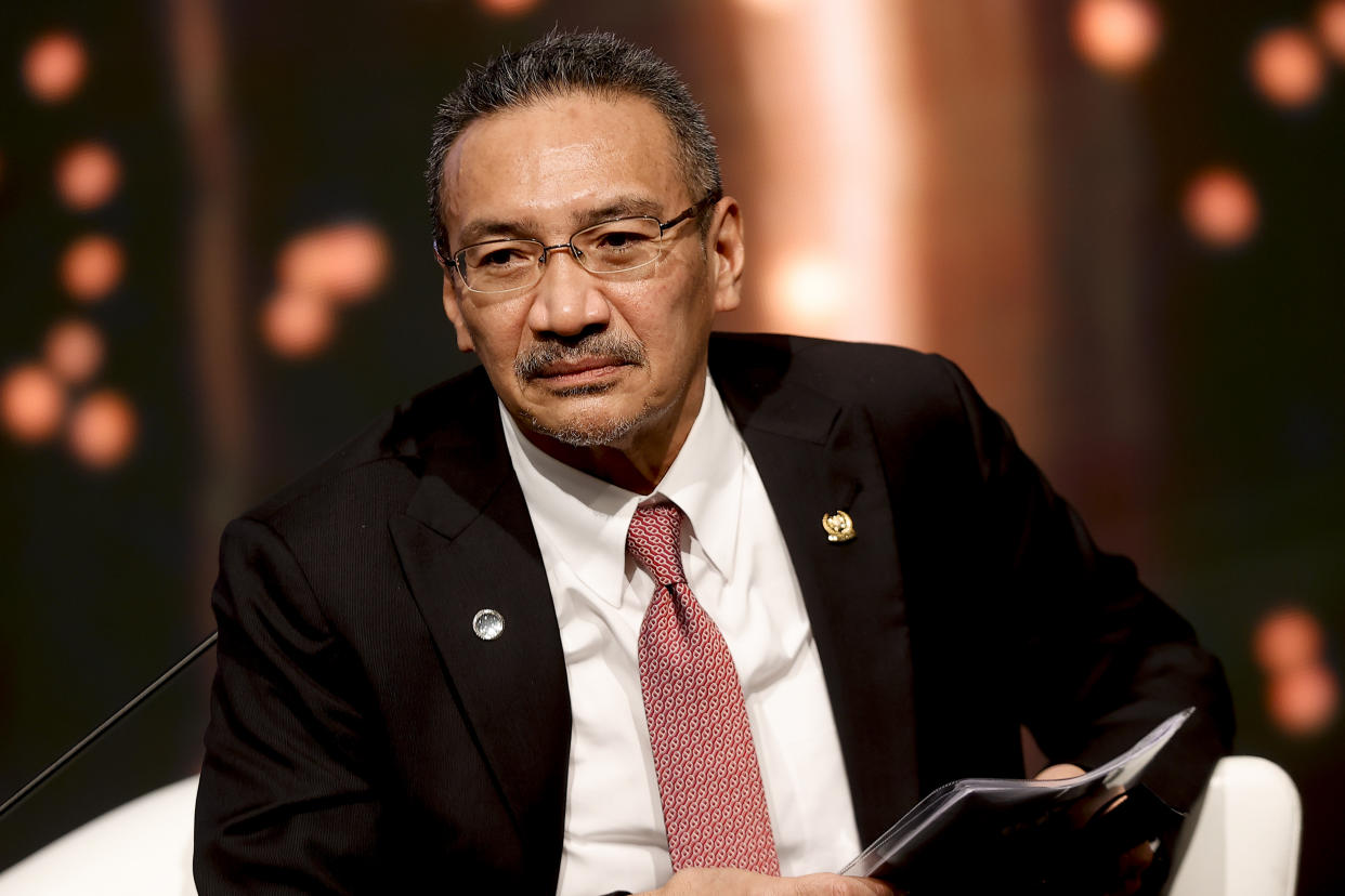 Datuk Seri Hishammuddin Hussein at the Antalya Diplomacy Forum in Antalya, Turkey on 19 June 2021. (PHOTO: Anadolu Agency via Getty Images)