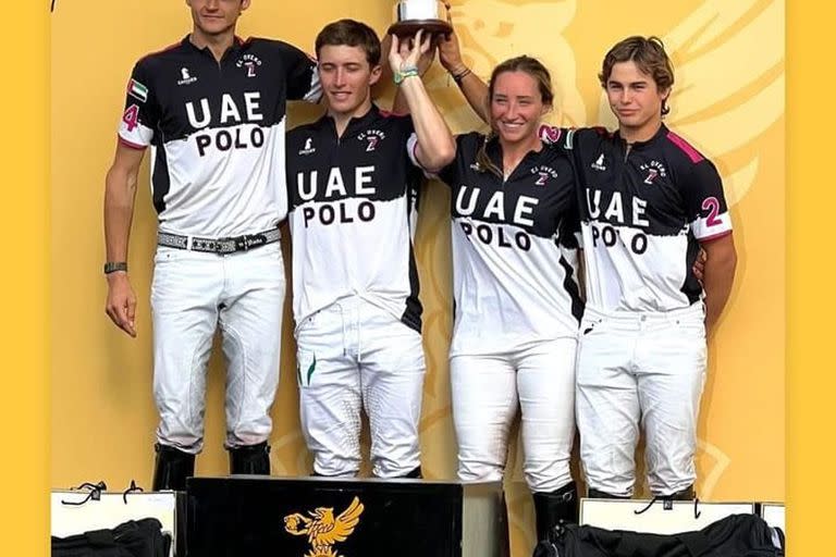 UAE Polo Team: Beresford, Barto Castagnola, Smith y Lukín Monteverde