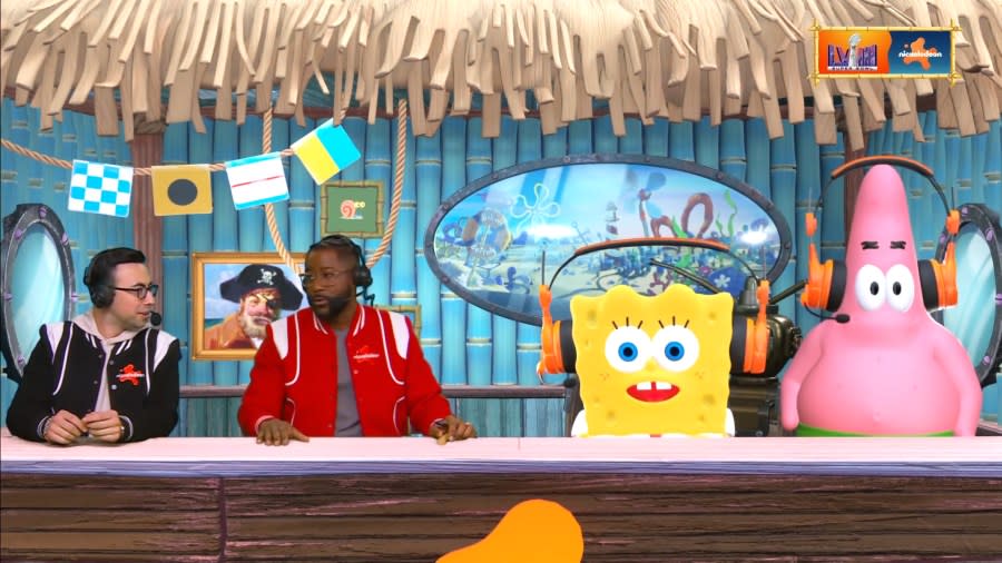 SpongeBob Roasts Leonardo DiCaprio During Nickelodeon Super Bowl Stream