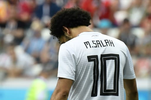 Egypt forward Mohamed Salah was unfit when he arrived at the World Cup in Russia