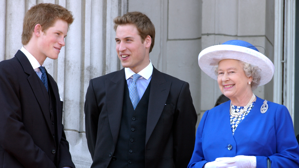 <p> Prince Harry joined the rest of the royal family, including Prince William and Queen Elizabeth, on the Buckingham Palace balcony for Trooping the Colour in 2003. The teenager had just finished at Eton and was about to spend time travelling around Africa, Australia and South America. </p>
