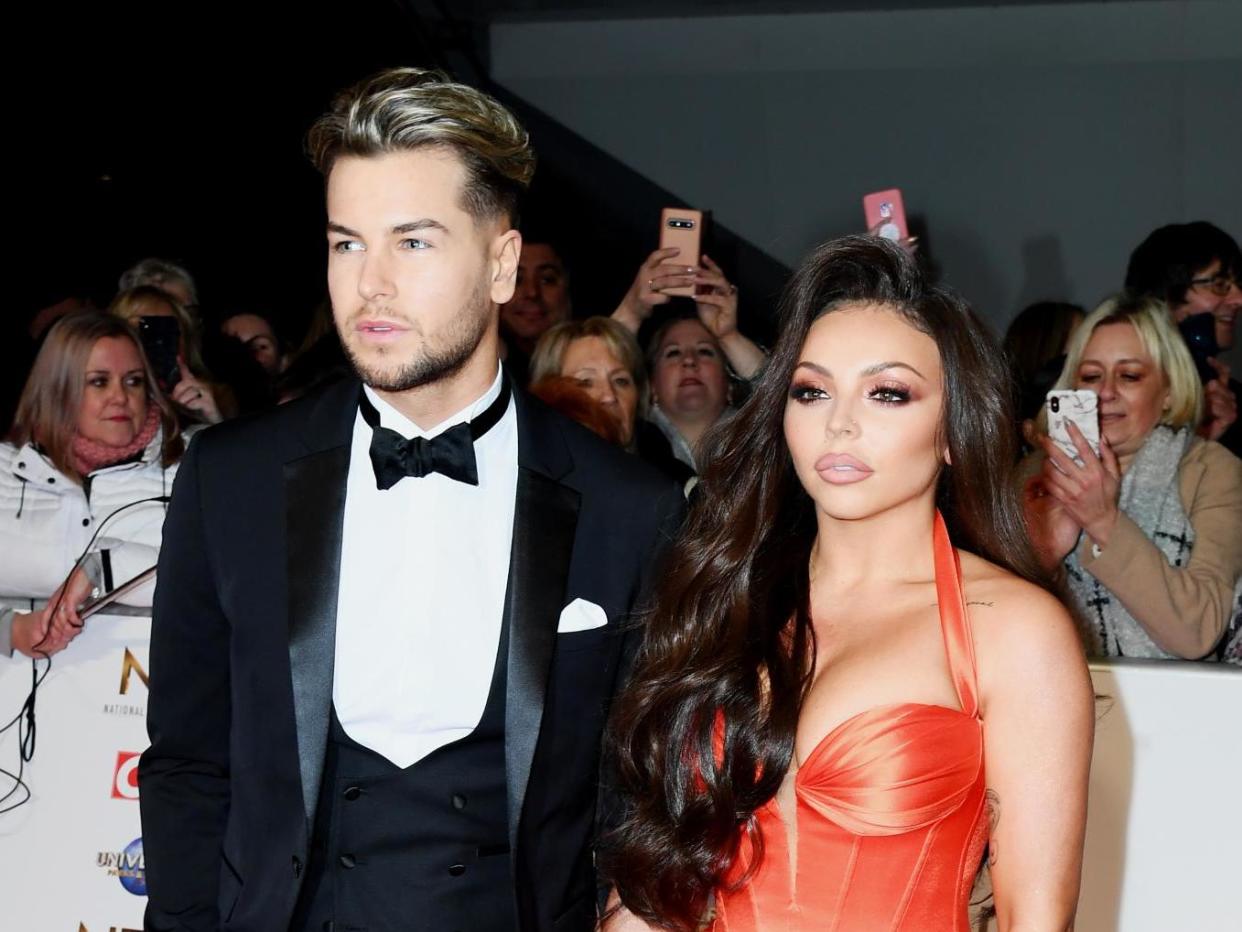 Chris Hughes and Jesy Nelson at the NTAs: Getty Images