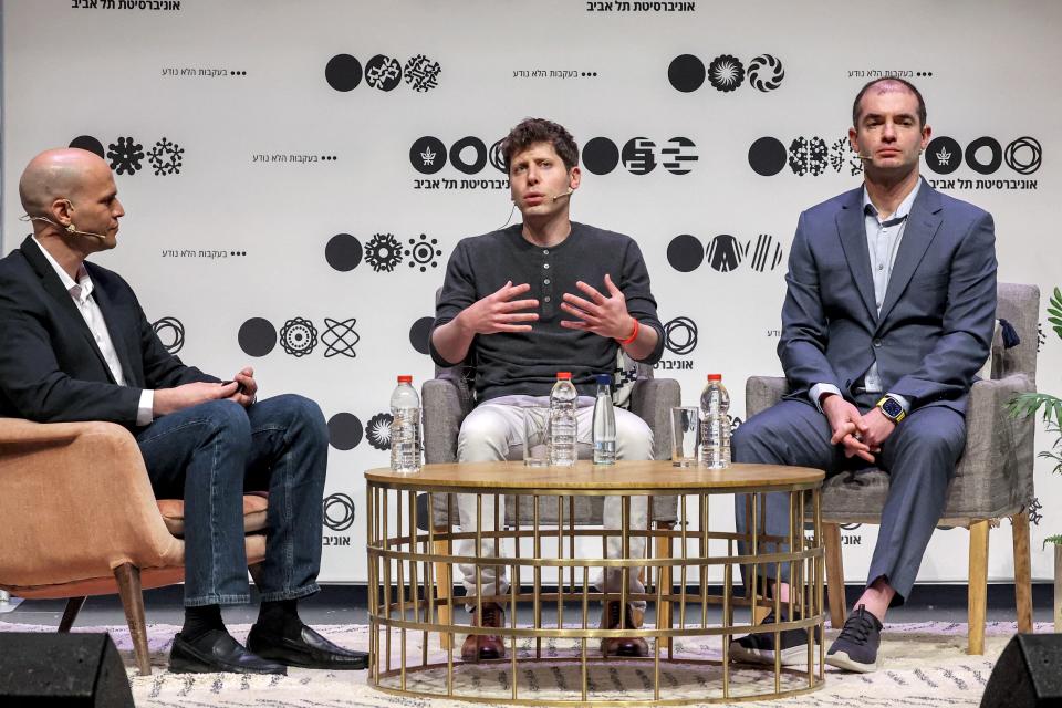 Sam Altman and Ilya Sutskever