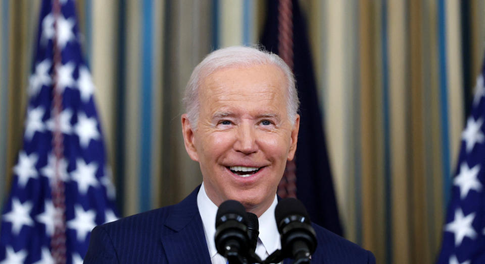 US President Joe Biden was all smiles after the midterm elections