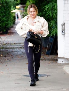 Hilary Duff Left the Gym with the Owala Water Bottle