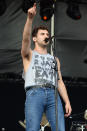 <p>Jack Antonoff of Bleachers performs onstage during the 2017 Firefly Music Festival on June 18, 2017 in Dover, Delaware. (Photo by Kevin Mazur/Getty Images for Firefly) </p>