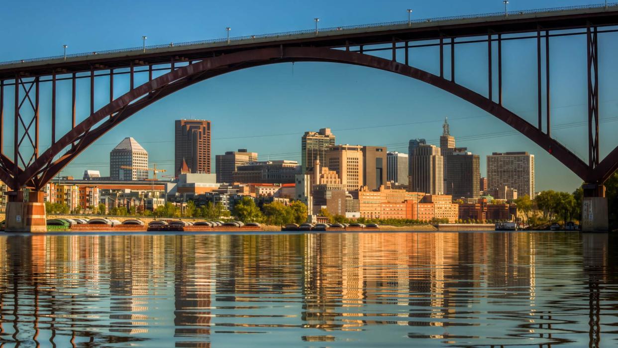 A view of downtown St.