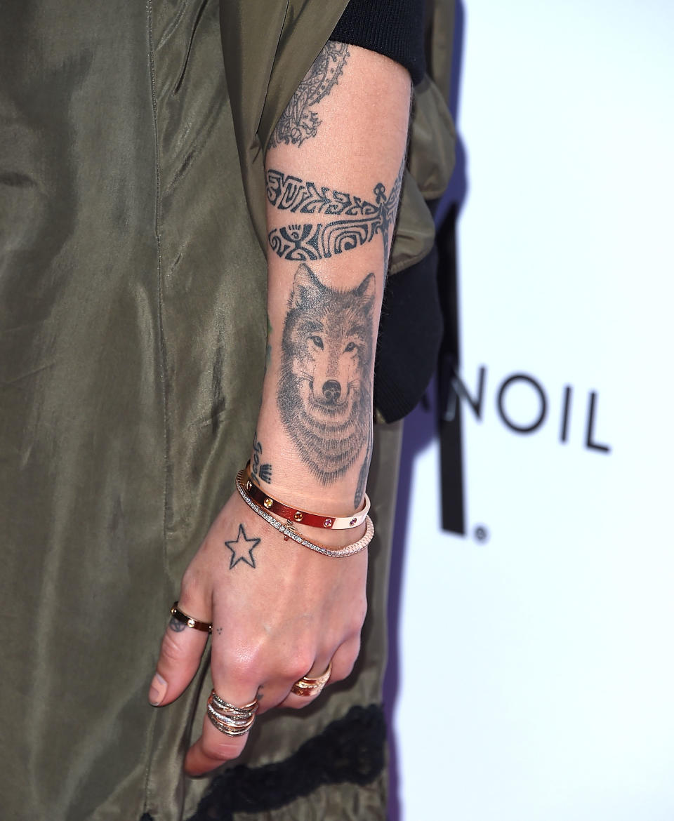 <p>Sus tatuajes se robaron el show/Getty Images </p>