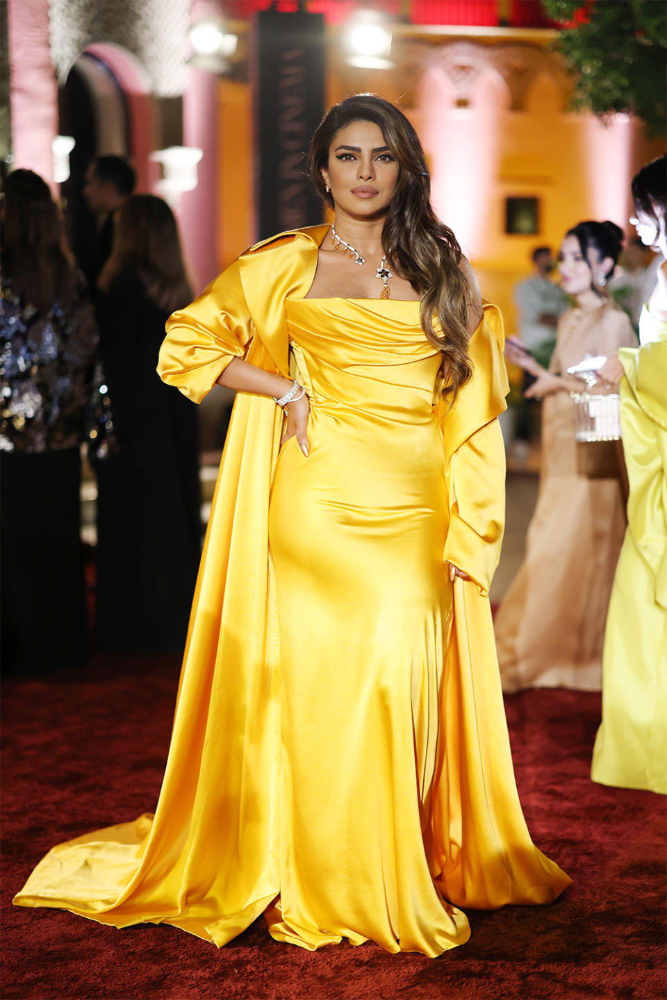 <p>Priyanka Chopra brightens the night on Dec. 2 at the Women in Cinema red carpet during the Red Sea International Film Festival in Jeddah, Saudi Arabia. </p>