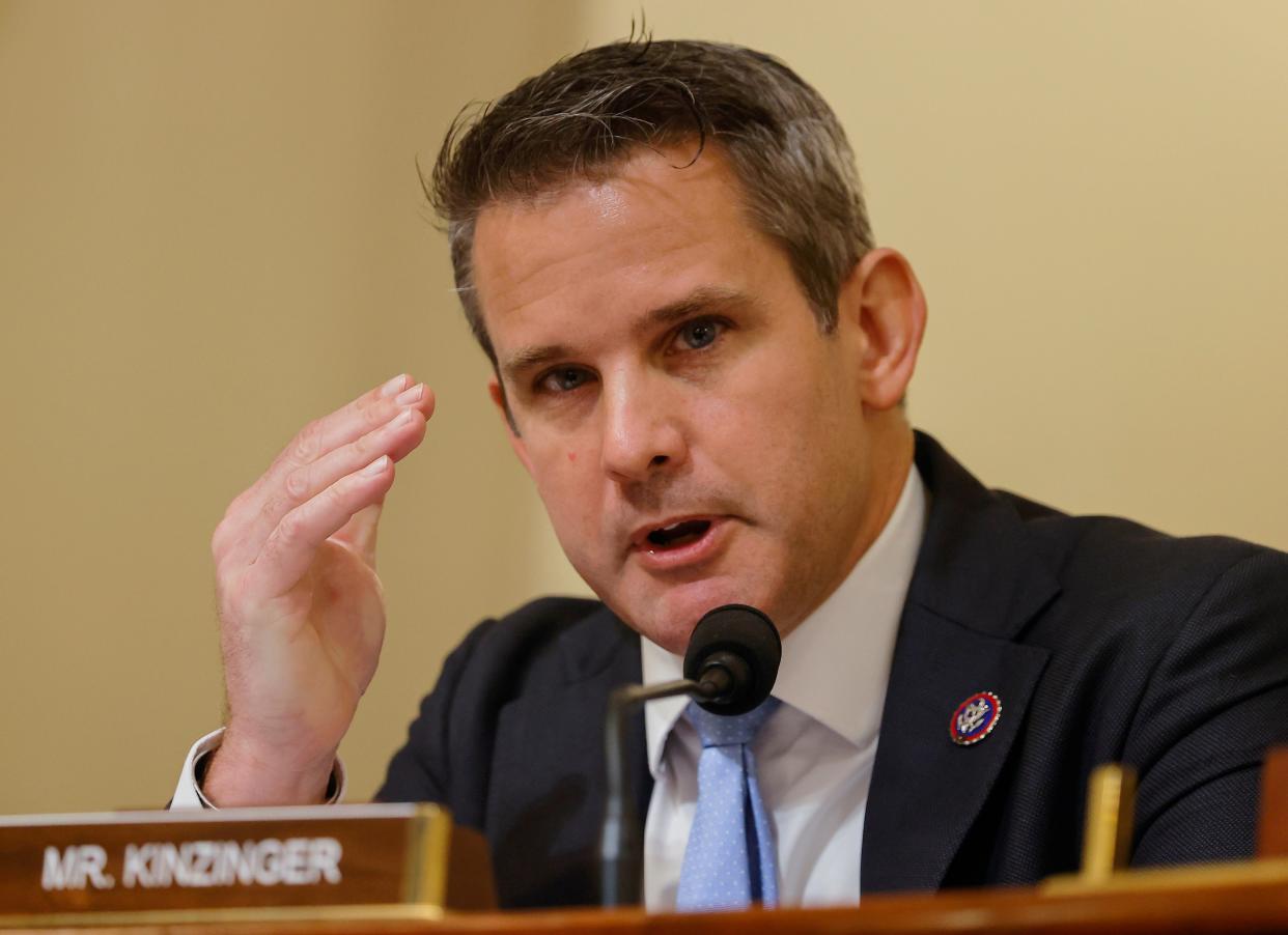 Rep Adam Kinzinger says a ‘lot’ of Republicans have privately conveyed support for his stance on the 6 January Capitol riot (Getty Images)