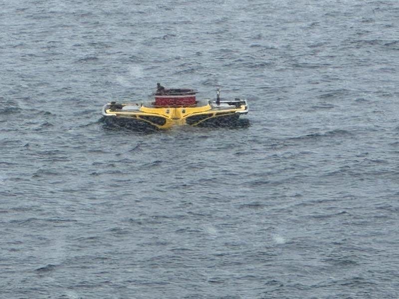 Tom and Pam Trusdale planned to ride in this small yellow submarine during a recent trip to Antarctica, but an explosion on a boat prevented that.