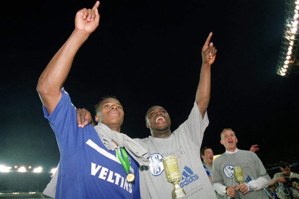 Schalke defeated Union in the 2001 German Cup final (Getty Images)