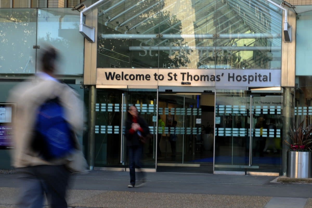 Guy’s and St Thomas’ Hospital is among those affected by the cyber attack (Georgie Gillard/PA) (PA Archive)