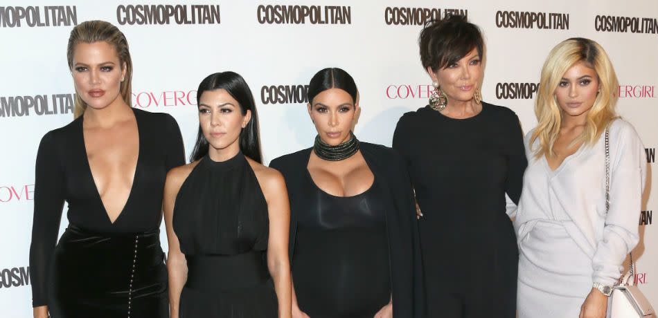 The Kardashian family attends Cosmo Magazine's 50th Anniversary.