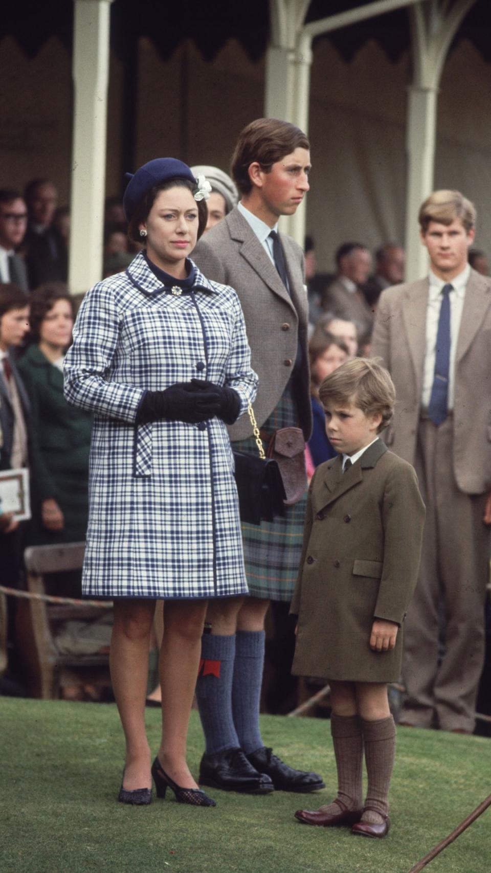 Princess Margaret's checked coat