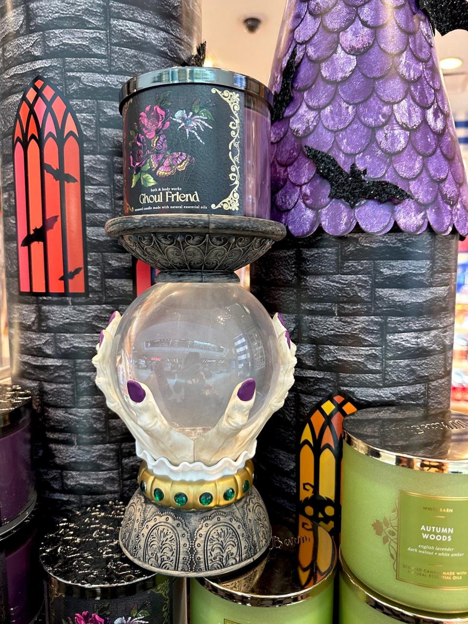 The Fortune Teller Waterglobe candle stand from Bath & Body Works.