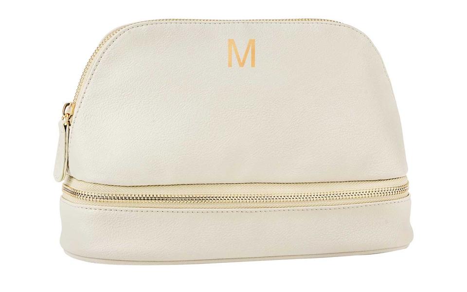 Cathy’s Concepts Monogram Cosmetics Case