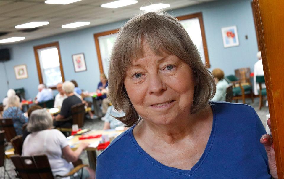 Maureen Cullen, of Braintree, has been playing with the Puritan Bridge Club in Braintree for 10 years. Wednesday, June 15, 2022.