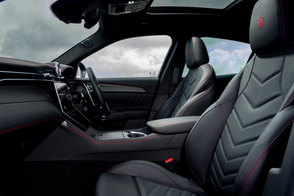 Little luxuries: contrasting stitching gives an artisan feel (Maserati)