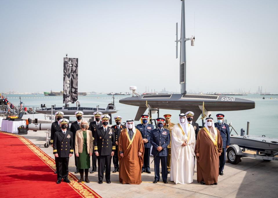 unmanned naval vessels in Bahrain