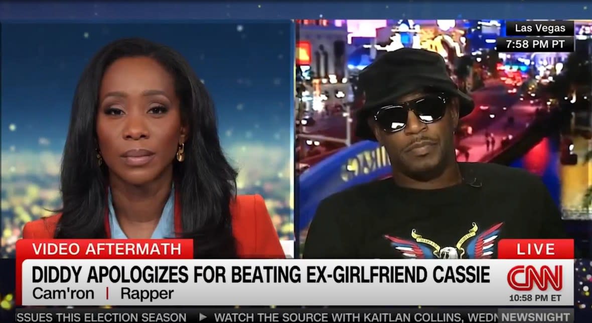 Screenshot of CNN's Abby Phillip and Cam'ron (YouTube)