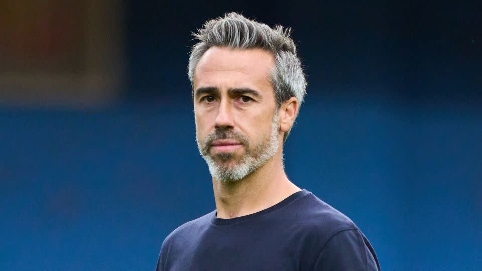 Jorge Villeda ha sido destituido como entrenador de la selección española femenina por una serie de decisiones "renovación" Cambios realizados por la Federación Española de Fútbol.  -Juan Manuel Serrano Arce/Getty Images