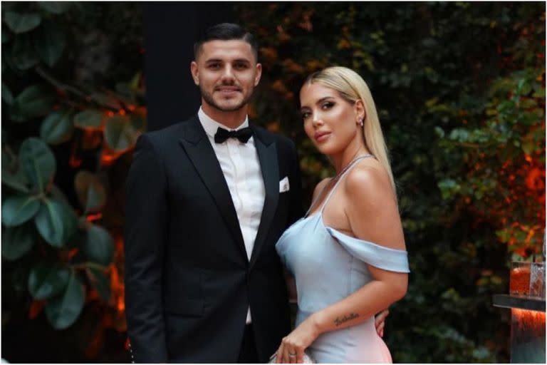 Mauro Icardi y Wanda Nar disfrutaron una exclusiva noche en París